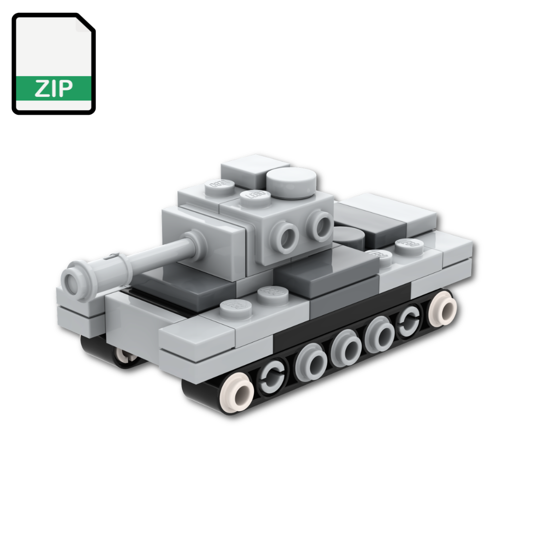 MOC LEGO Char Cromwell - Fichiers de modèle numérique
