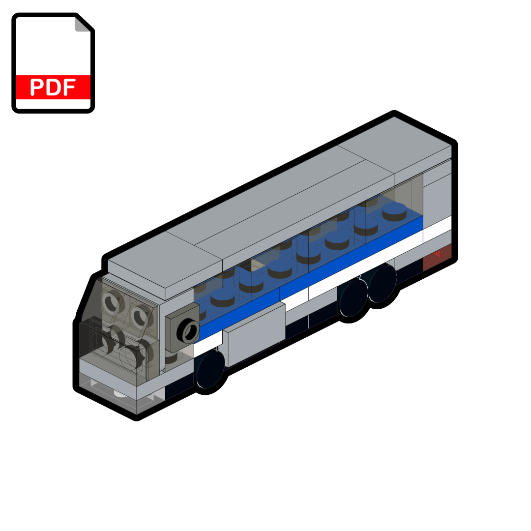 LEGO autobus MOC – návod na stavanie vo formáte PDF