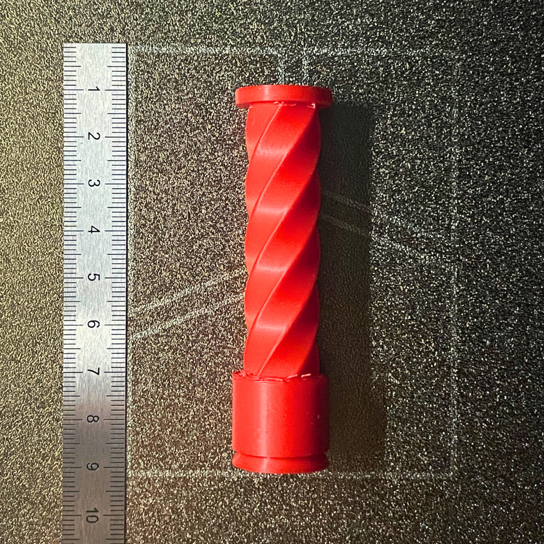 Spiral Fidget Column – 3D Printed Sliding Ring Toy