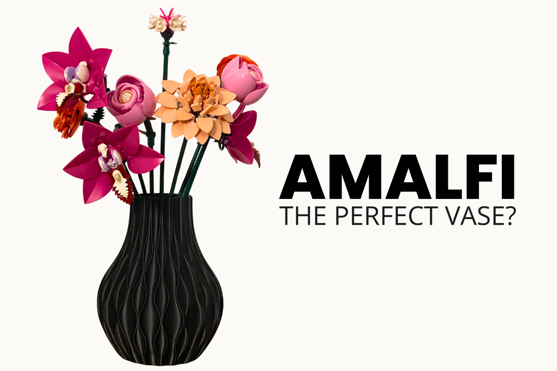 An Elegant Flower Vase for the LEGO Pretty Pink Flower Bouquet (Set 10342)