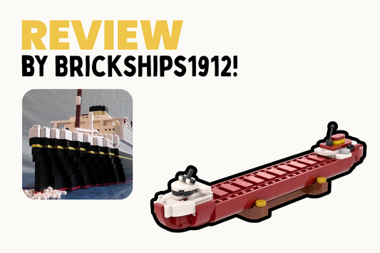 Brickships1912 Reviewed Our SS Edmund Fitzgerald MOC Kit!