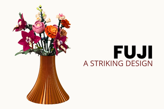 A striking display for your LEGO Flowers: the FUJI Vase