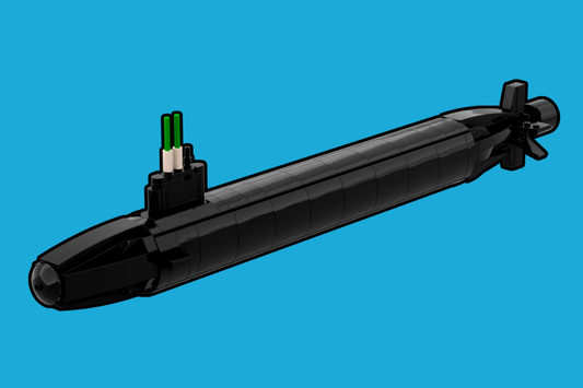 The LEGO USS Virginia SSN-774 MOC - The Biggest Submarine in the Collection!