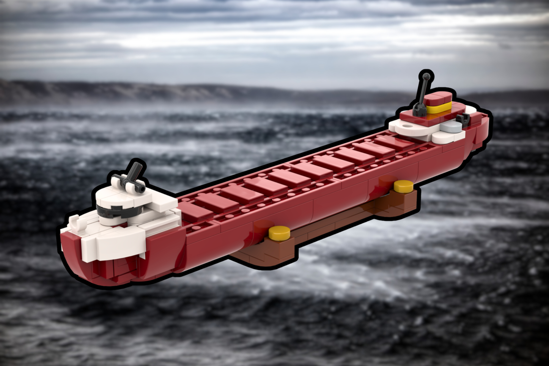 The LEGO SS Edmund Fitzgerald MOC - Build a Tribute to the Great Lakes' Most Famous Wreck