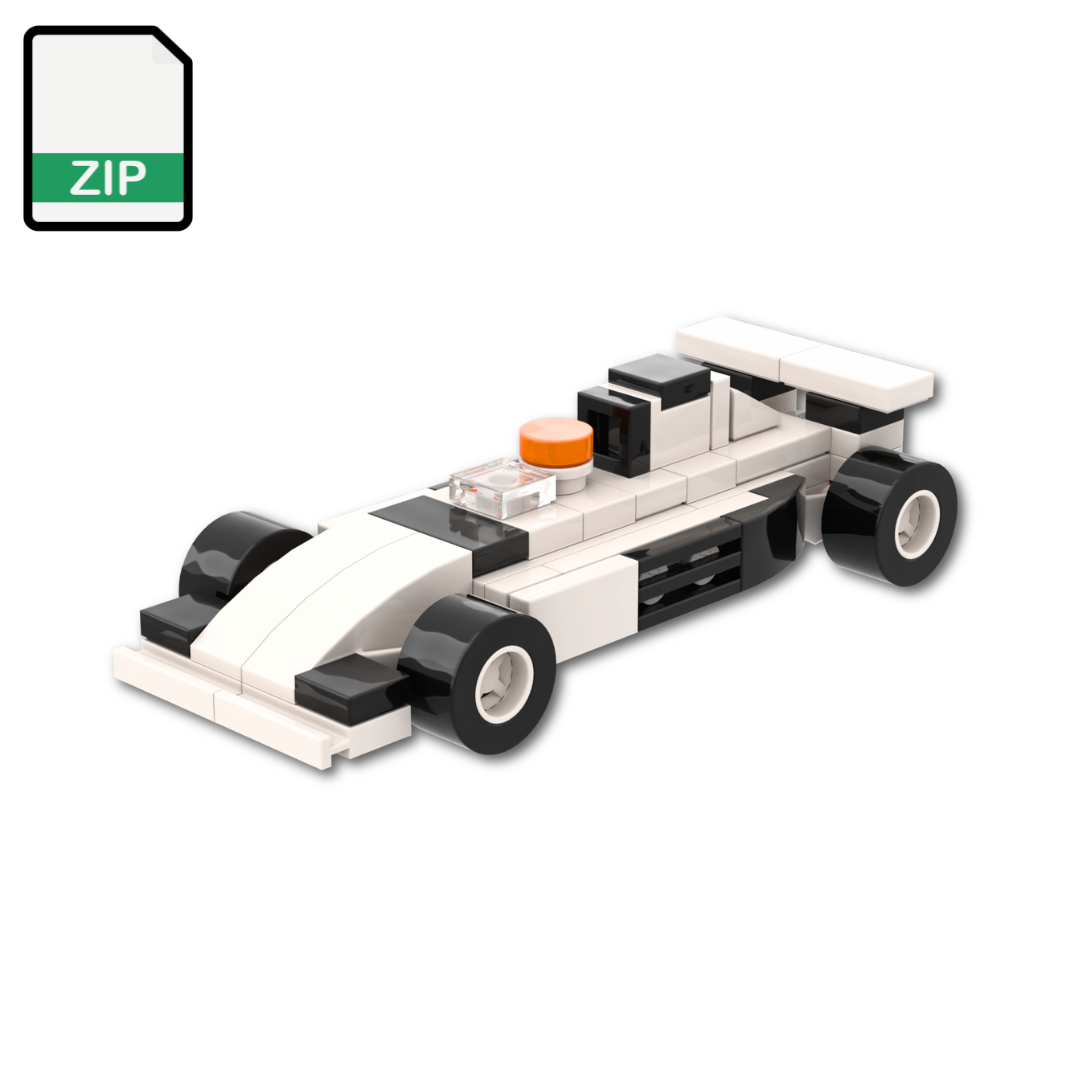 MOC de voiture de course LEGO - Fichiers de modèle numérique