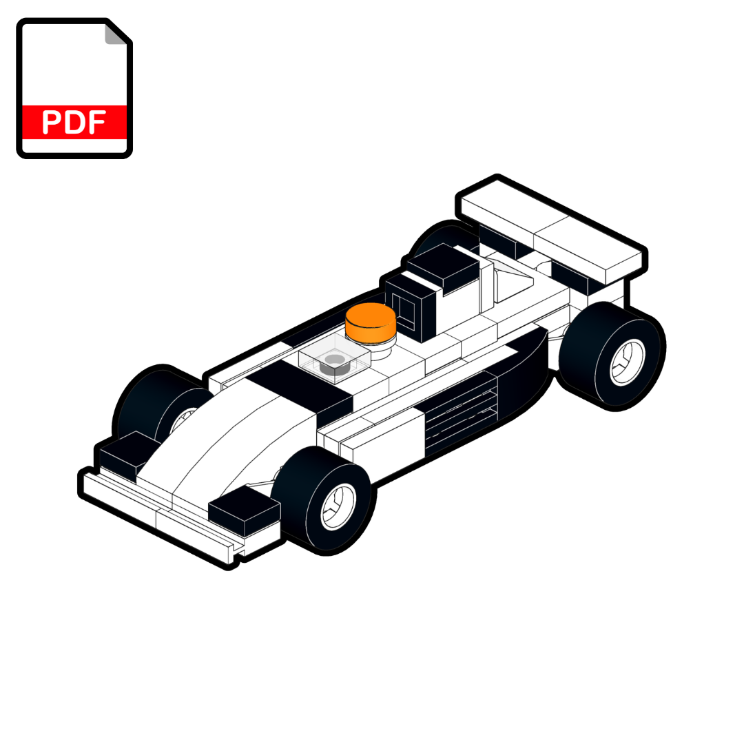 Course de voiture LEGO MOC – Instructions de montage PDF