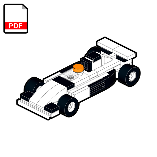 LEGO Race Car MOC – PDF Building Instructions