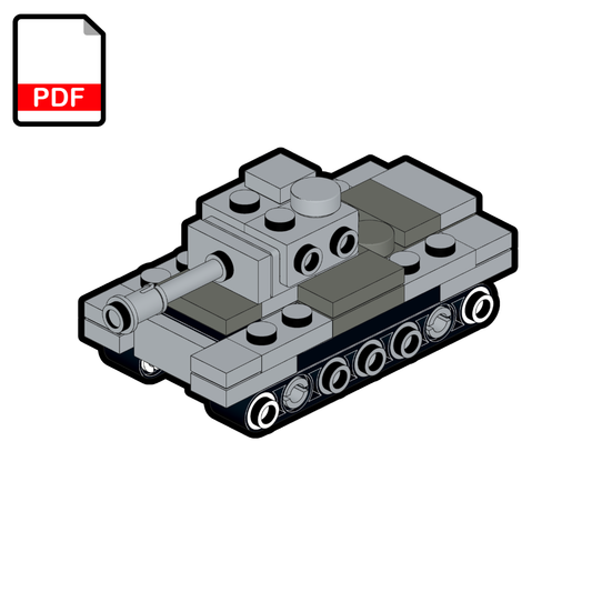 LEGO Cromwell Tank MOC – PDF Building Instructions
