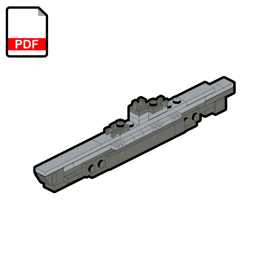 Instructions de construction MOC du sous-marin LEGO U-505 – PDF