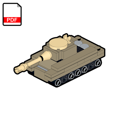 Char LEGO M48 Patton MOC – Instructions de construction PDF