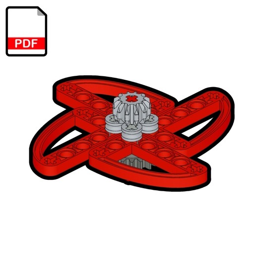 LEGO Fidget Spinner Engineer – PDF Building Instructions