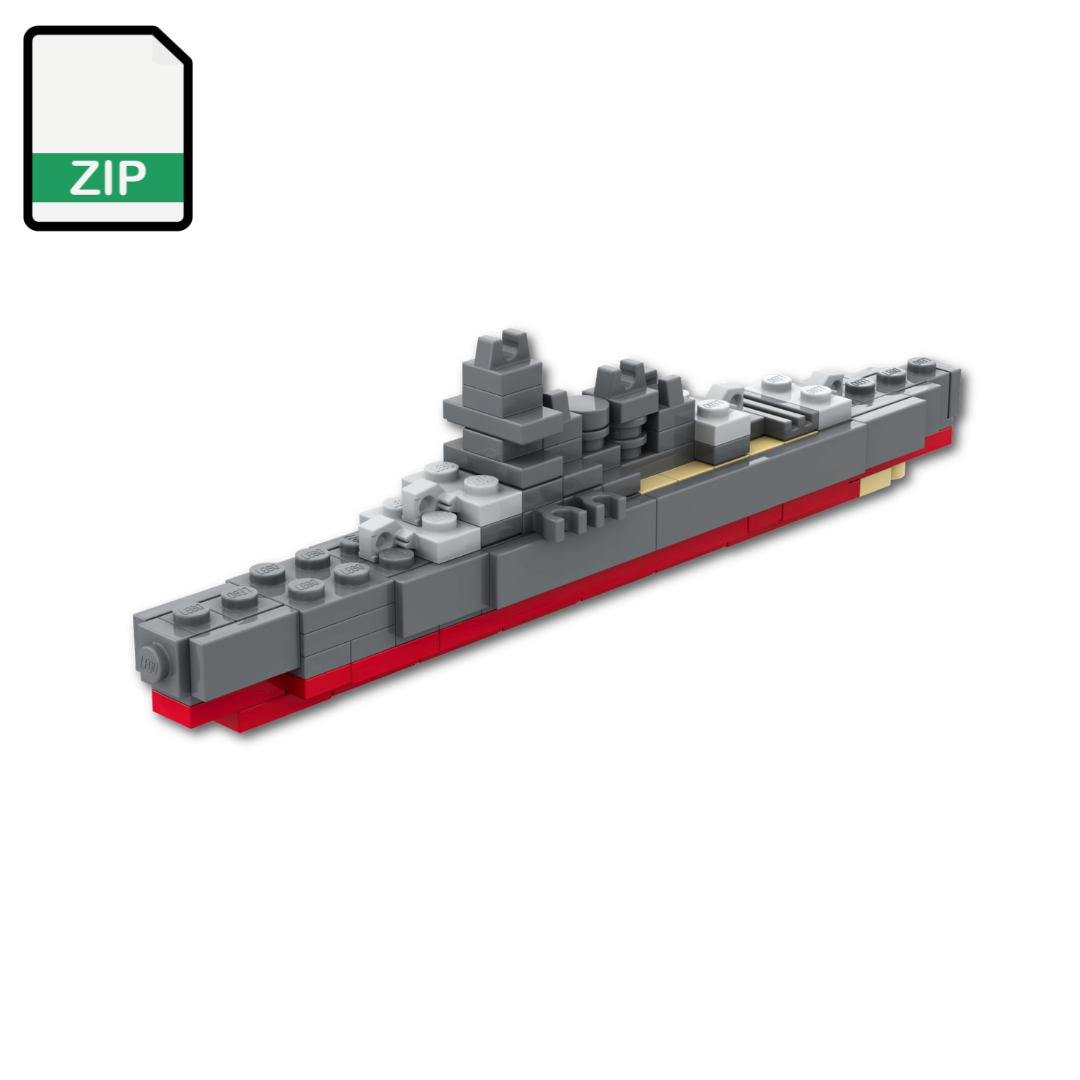 LEGO Kongo Battleship MOC - Digital Model Files