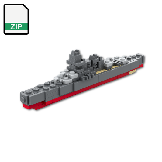MOC LEGO cuirassé Kongo - Fichiers de modèle numérique