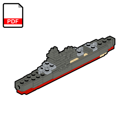 LEGO Kongo Battleship MOC – PDF Building Instructions
