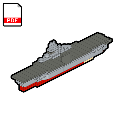 LEGO USS Essex CV-9 Aicraft Carrier MOC – PDF Building Instructions