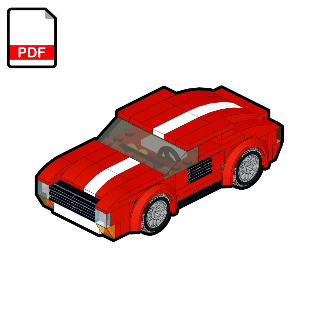 LEGO Muscle Car MOC – PDF Building Instructions