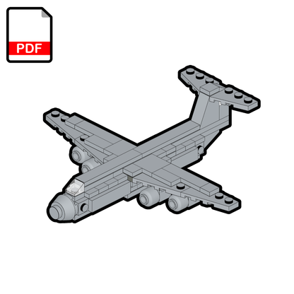 LEGO Lockheed C-5 Galaxy MOC – PDF Building Instructions