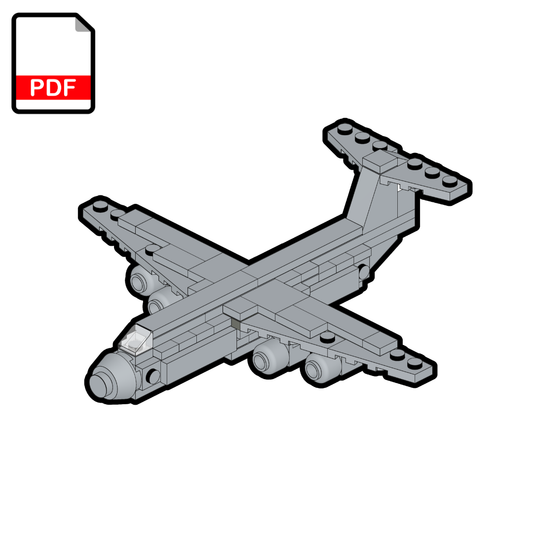 LEGO Lockheed C-5 Galaxy MOC – PDF Building Instructions