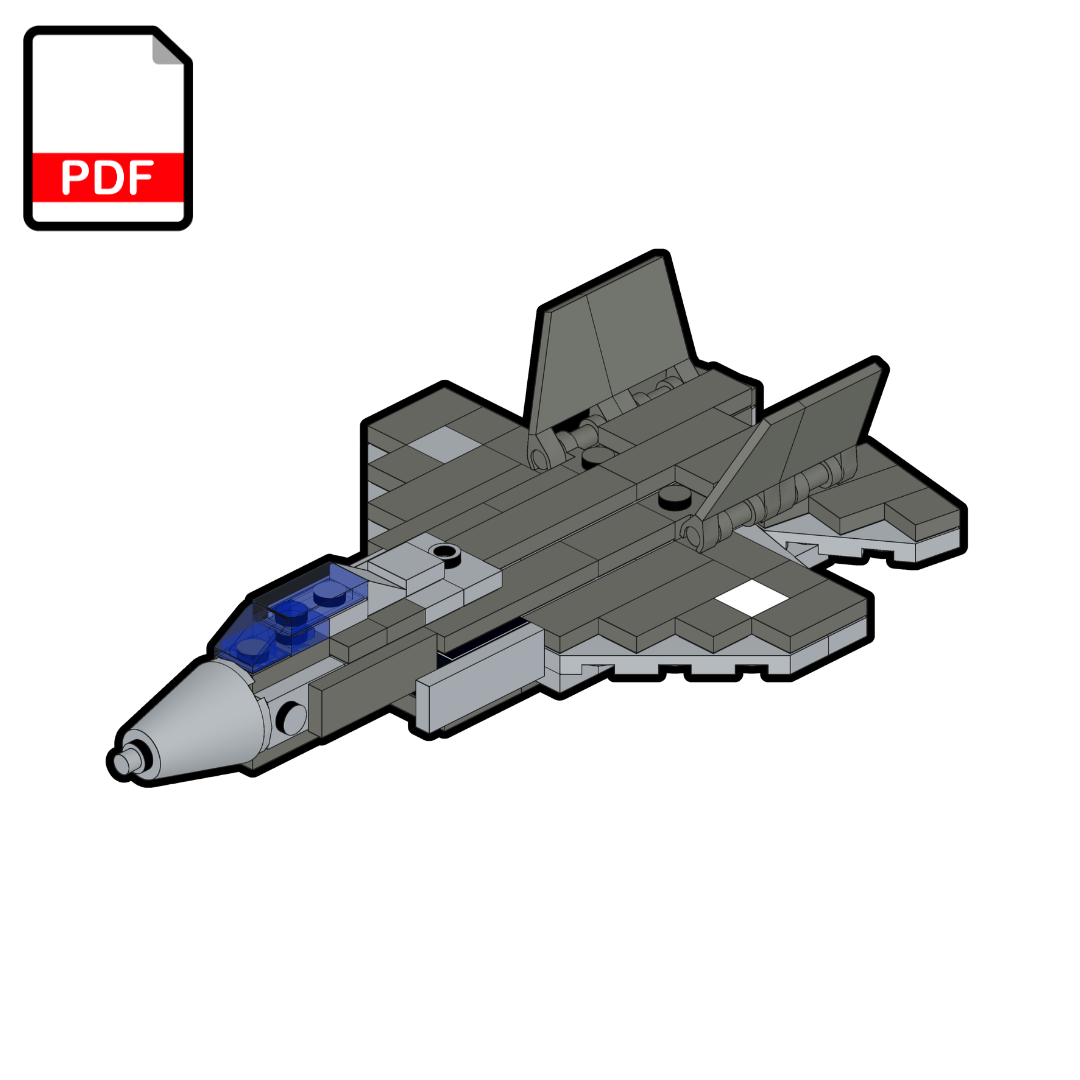 LEGO Lockheed Martin F-35 Lightning II MOC – PDF Building Instructions