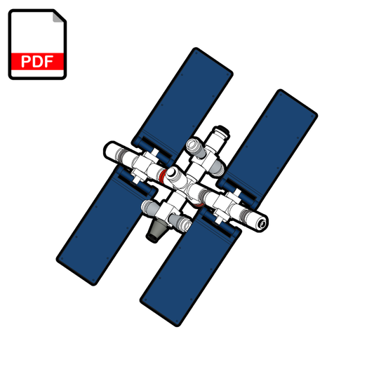 LEGO Space Station MOC – PDF Building Instructions