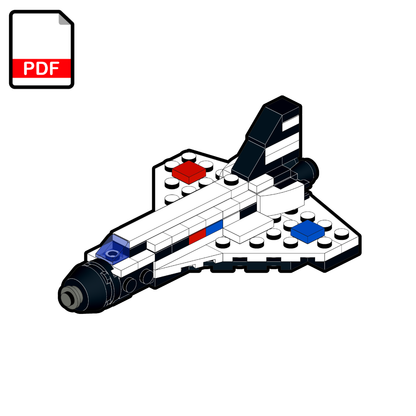 LEGO Space Shuttle Columbia MOC – PDF Building Instructions