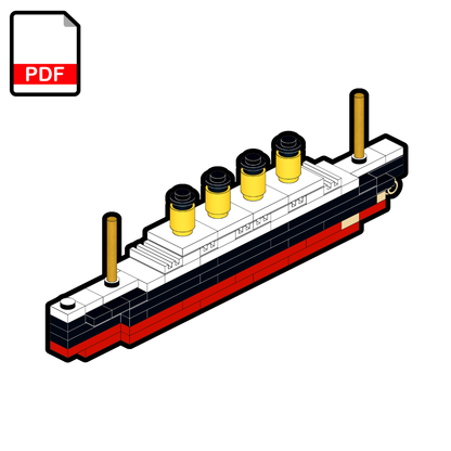 LEGO RMS Titanic MOC – PDF Building Instructions