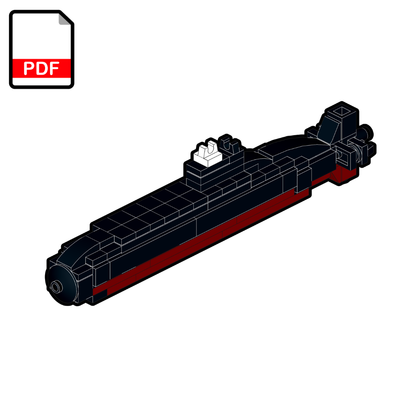 LEGO Typhoon-Class Submarine MOC – PDF Building Instructions