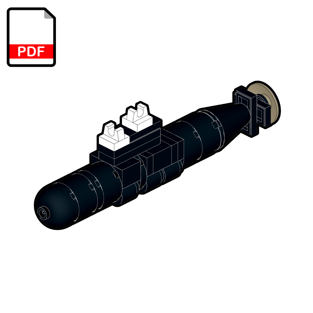 LEGO HMCS Victoria Class Submarine MOC – PDF Building Instructions