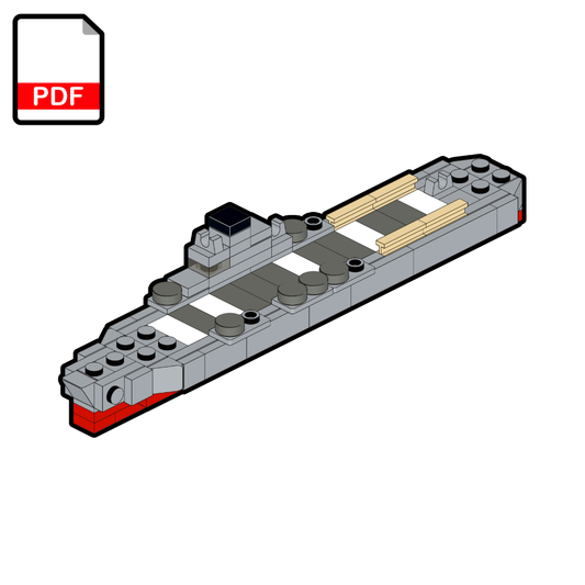 LEGO IJN Taiho Aircraft Carrier MOC – PDF Building Instructions