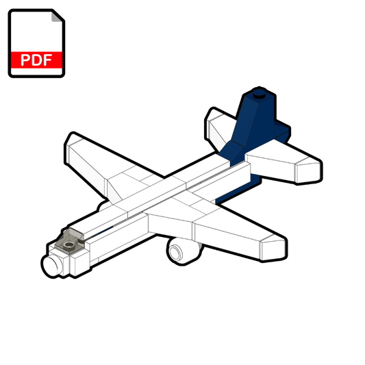 LEGO Airliner MOC – PDF Building Instructions