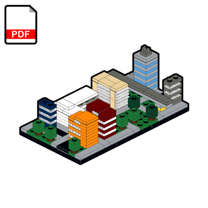LEGO Downtown District MOC – PDF Building Instructions