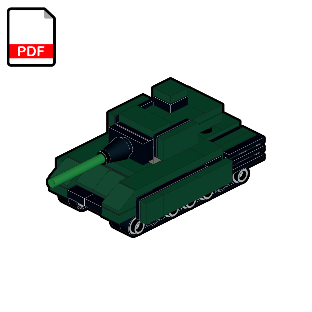 LEGO Armata T-14 Tank MOC – PDF Building Instructions