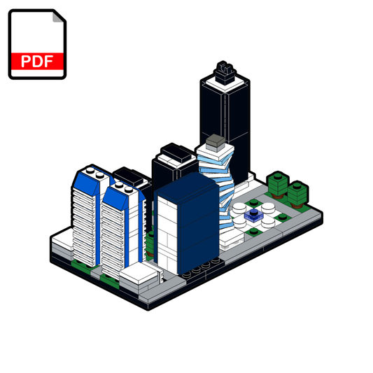 LEGO Business District MOC – PDF Building Instructions