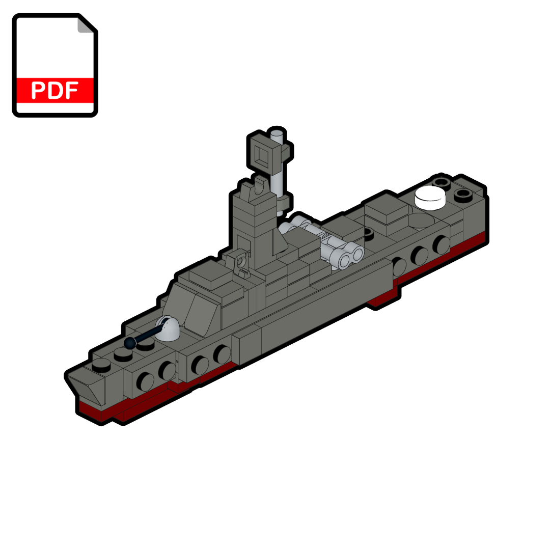 Victory Class Corvette - LEGO® MOC - Building Instructions