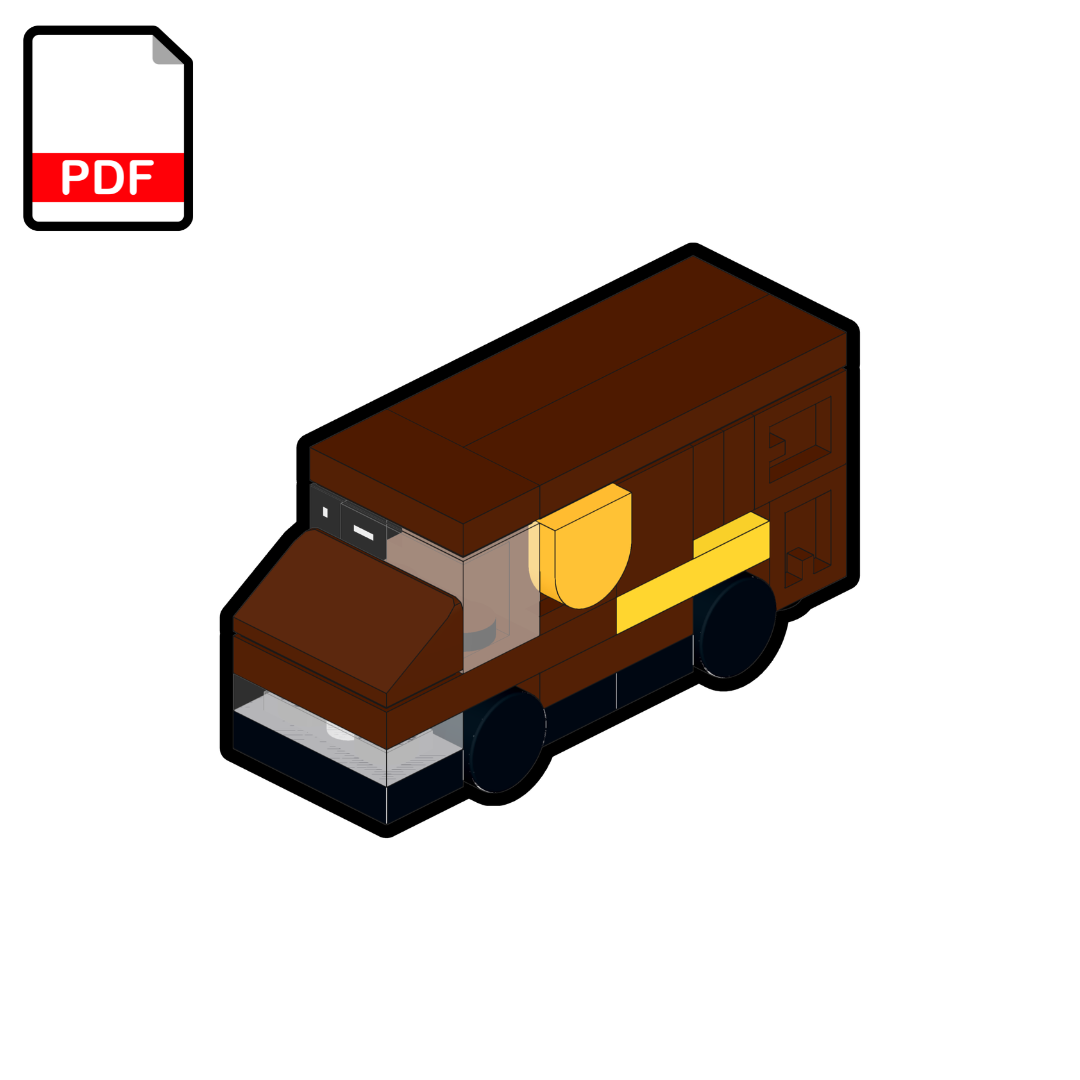 Camion de livraison LEGO UPS (MOC) - Instructions de montage PDF