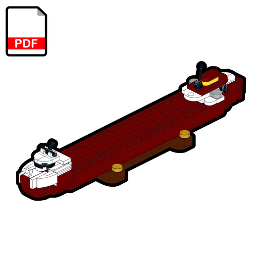 LEGO SS Edmund Fitzgerald MOC - PDF Building Instructions