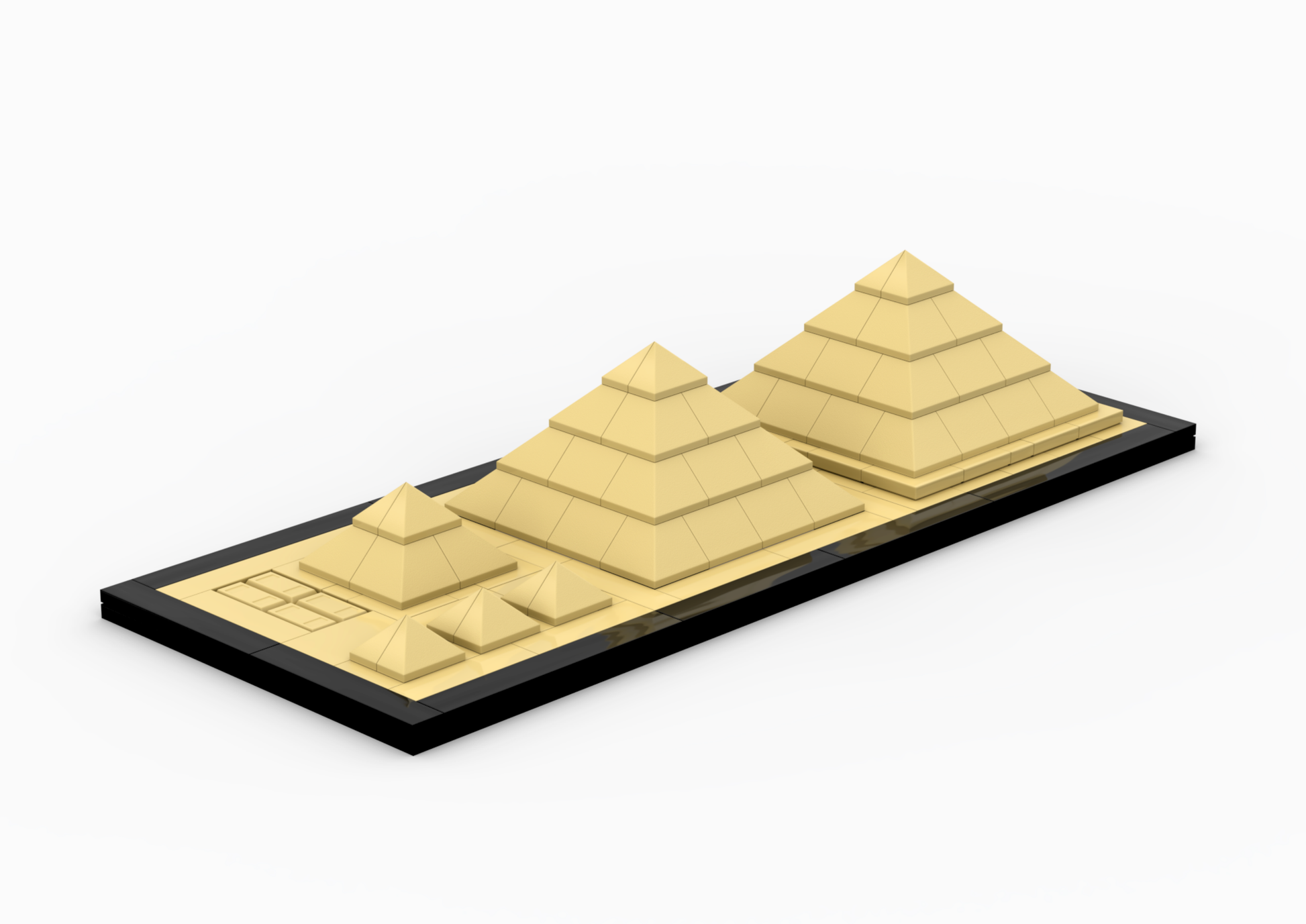 LEGO Pyramids of Giza MOC.