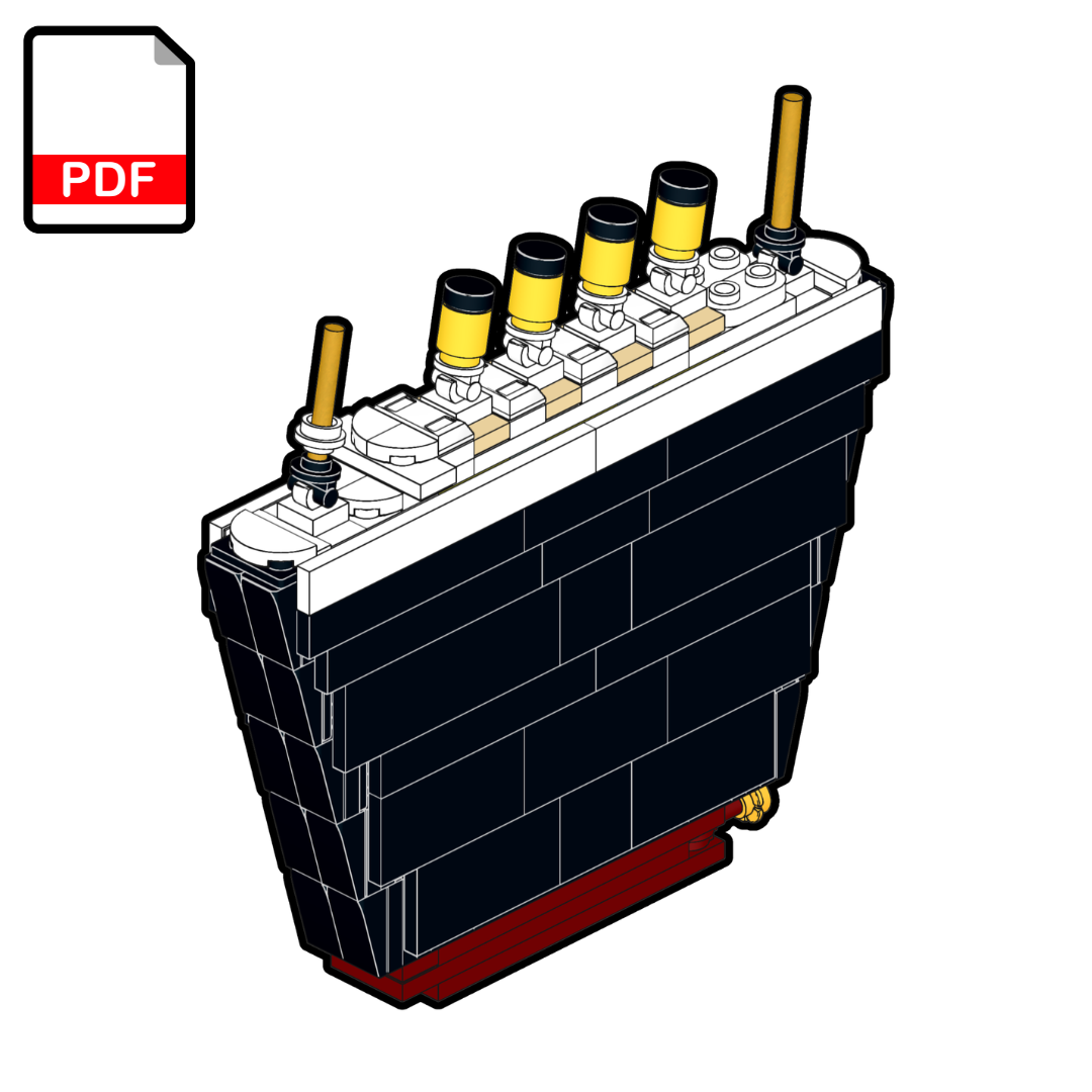 LEGO Talltanic MOC – Návod na stavanie vo formáte PDF