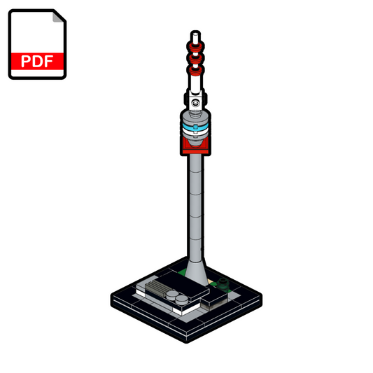 LEGO Danube Tower MOC PDF Instructions.