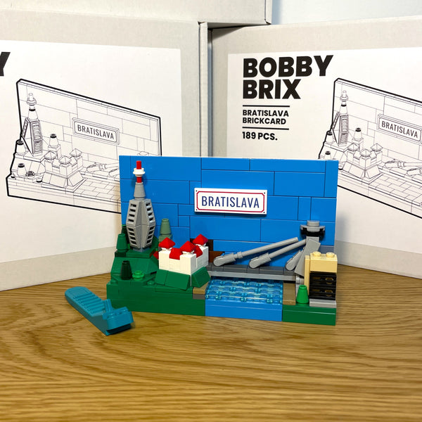 LEGO® Bratislava Brickcard MOC Set