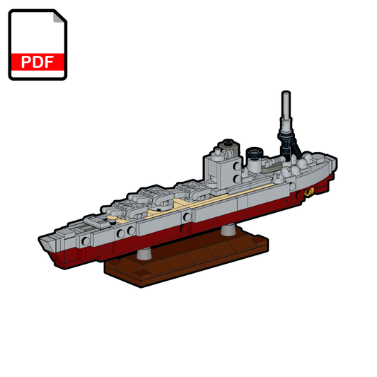 LEGO HMS Nelson Cuirassé MOC - Instructions de montage PDF