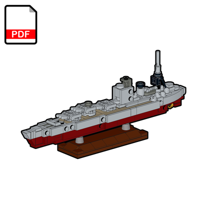 LEGO HMS Rodney Cuirassé MOC - Instructions de montage PDF