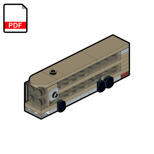 LEGO Double Decker Coach MOC – PDF Building Instructions