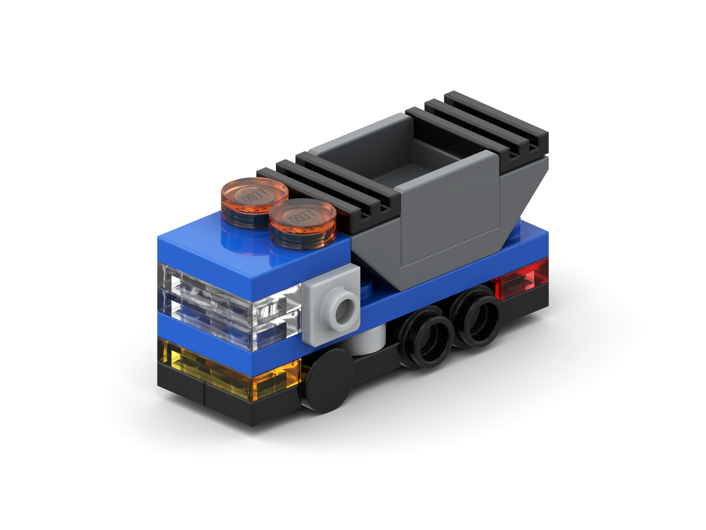 LEGO Micro Nákladné auto na odpadky – stavebné pokyny vo formáte PDF