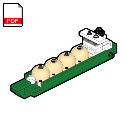 LEGO Micro LNG Ship MOC – PDF Building Instructions