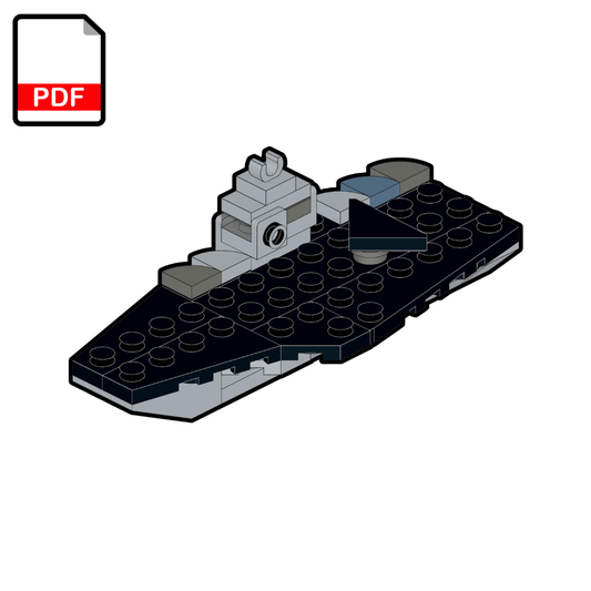 LEGO Micro Aircraft Carrier MOC – PDF Building Instructions