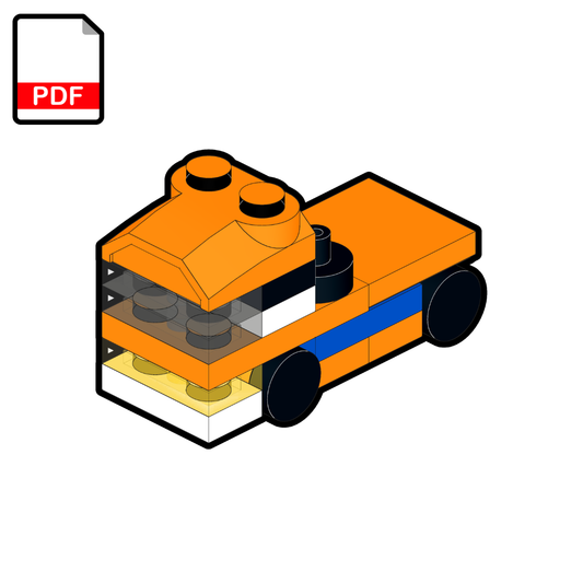 LEGO Micro Race Truck MOC – PDF Building Instructions
