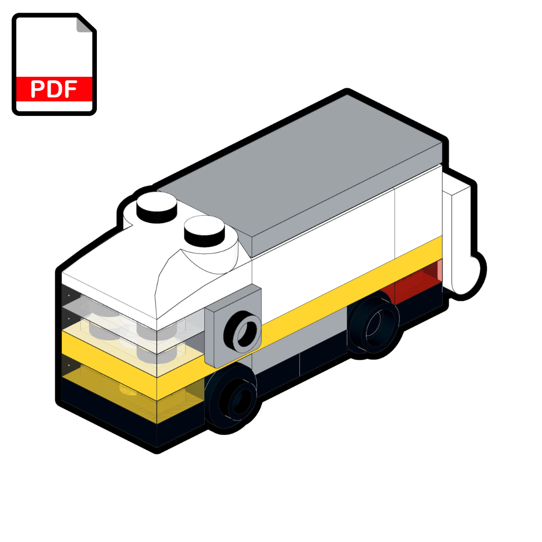 LEGO Micro Moving Truck MOC – PDF Building Instructions