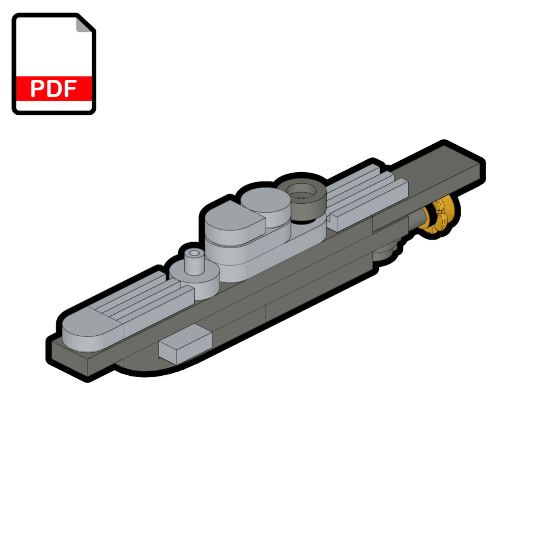 LEGO Micro U-Boat MOC – PDF Building Instructions
