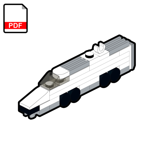 LEGO Micro TGV-M Power Car MOC – PDF Building Instructions